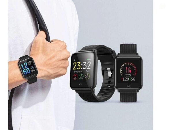 Relógio Smartwatch Inteligente Q9 Pressão Pulso 2 Pulseiras Memoria 64K - Image 5